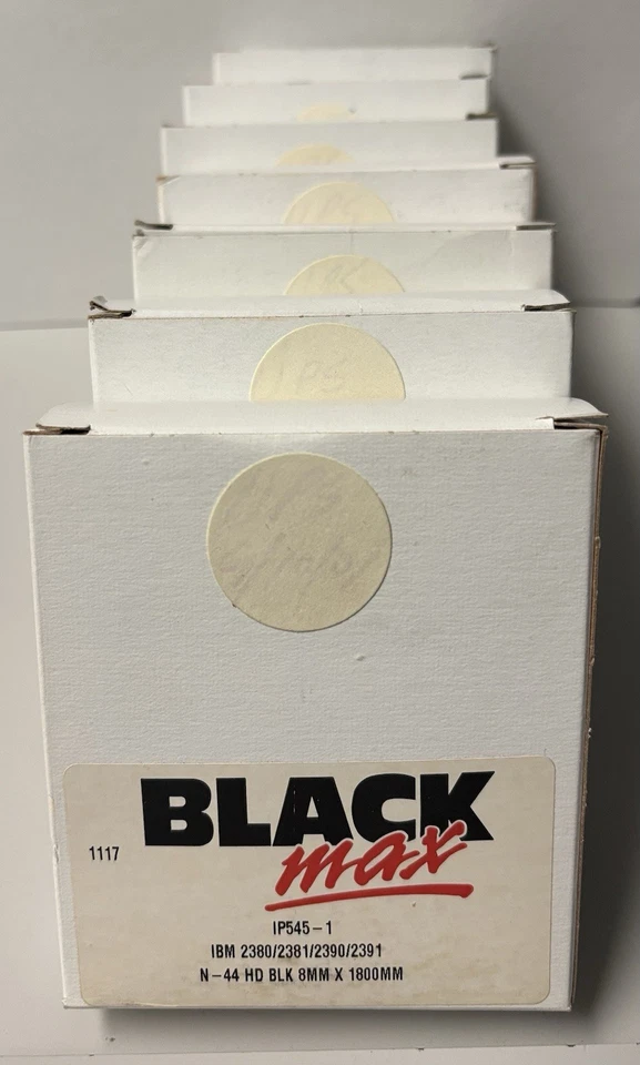 Lot 7 IBM/Lexmark 2380/2381/2390/2391 Compatible Ribbons Black 8mmx1800mm, N44HD - Image 1 of 1