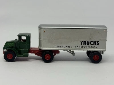 Matchbox Green 1920 Mack Tractor Trailer Semi Truck Models of Yesteryear - Image 1 of 4