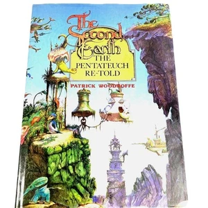 The Second Earth illustrated hardbound book Patrick Woodroffe Pentateuch Retold - Picture 1 of 8