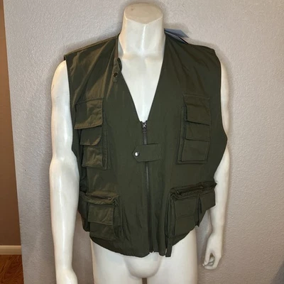 Nike Vest Fishing Life Utility Gilet Cargo Green FN3214-325 Mens Size XXL - Image 1 of 4
