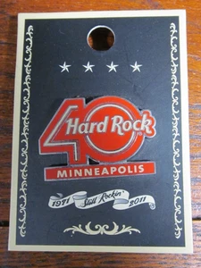 Hard Rock Cafe Pin Minneapolis 40 Jahre Jubiläum Mall of America MoA 2011 - Bild 1 von 3