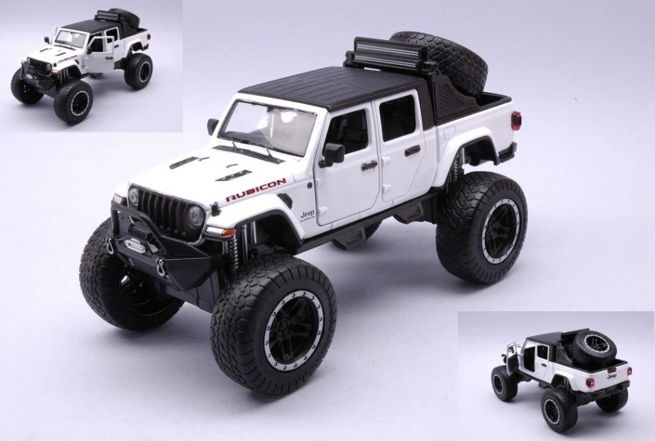 JEEP GLADIATOR RUBICON 2021 WHITE 1:24 - Immagine 1 di 1