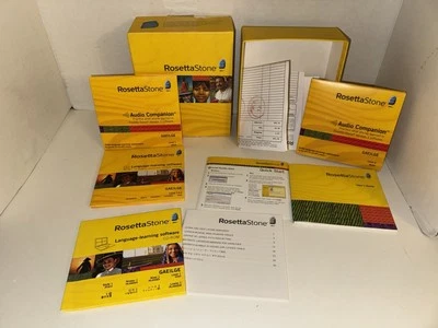 Rosetta Stone Gaeilge Irish V3 Levels 1 & 2 + Audio Companion – Complete Set - Image 1 of 4