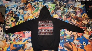 The Walking Dead AMC Men Hoodie XL Black Graphic Ugly Christmas Sweater Style - Picture 1 of 4