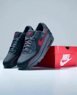 Nike Nike Air Max 90 Premium Iron Grey University Sneaker HV4517-001 NEU OVP 🔥