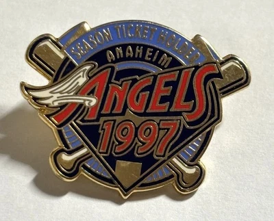 1997 Anaheim Angels Season Ticket Holder Pin - Image 1 of 2