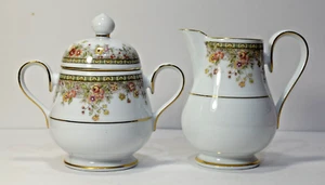 Noritake Morning Jewel Sugar Bowl and Creamer - Picture 1 of 3