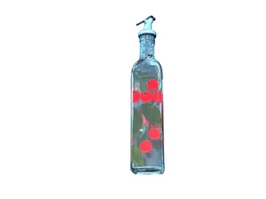 Grant Howard Cherries Hand Painted O&V Cruet 16oz Dispenser - Picture 1 of 3