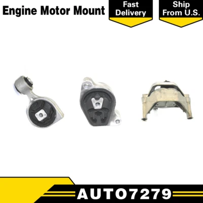 Juego de 3 monturas de motor DEA para Nissan Altima 2013 cupé de 2,5 L Foto 1 de 4