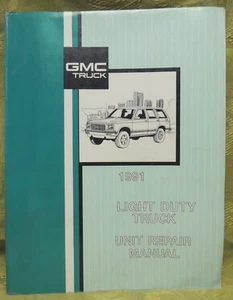 1991 GMC Truck Engine Transmission Overhaul Manual Pickup Sierra Jimmy Suburban - Picture 1 of 5