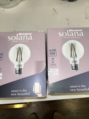 Bulbrite Solana 60 W G25 Smart Wifi Connected Edison LED Filament Light Bulb 2 - Image 1 of 4
