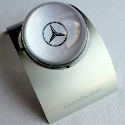 Reloj Mercedes Benz Clásico Estrella Giratoria Logo Diseño Retro Escritorio Negocios Oficina Foto 1 de 4