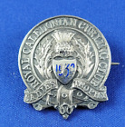 1932 Royal Caledonian Curling Club Ladies Trophy Sterling C Clasp Curling Pin