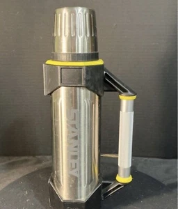 Stanley Aladdin Metal Thermos Stopper-RS47 Cup-SS04 1 Liter Yellow Black - Picture 1 of 6
