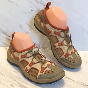 LANDS END Trekker Water Trail Hiking Shoes 400755 Womens Size 8 D Sport Tek Mesh - Picture 1 of 12