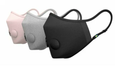 Airinum Urban Air Reusable and Adjustable Face Mask 2.0, Pink, Gray, Black - Image 1 of 4