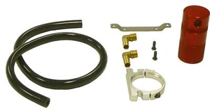 Separador de vapor de aceite de aire PCV, universal, cuerpo pequeño, 3 soportes, 1 tubo, 2 boquillas - Imagen 1 de 3