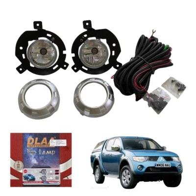Fog Lamp Spot Light Set With Covers For MITSUBISHI TRITON L200 06-09 MN ML - Imagen 1 de 4