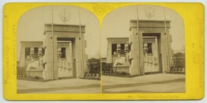 Stéréo Léon & Lévy. Exposition universelle de 1867. Temple d'Edfou. Égypte. - Picture 1 of 1