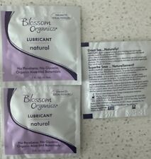 Blossom Organics Natural Lubricant .01/3ml pocket packs 50 count