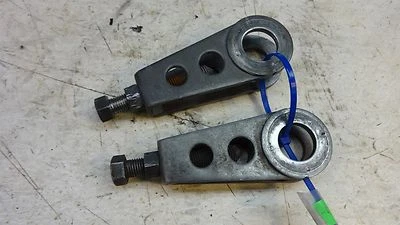 Kawasaki KZ750t KZ 750 1980 Twin K494' juego de ajustadores de rueda trasera par Foto 1 de 3