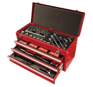 NEW SPEEDWAY 8836 SOLID STEEL 3 DRAWER 118 PIECE TOOL CHEST COMBO KIT 1204593 - Picture 1 of 1