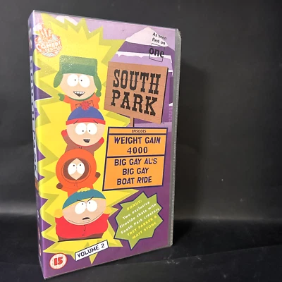 South Park VHS 1998 Vol. 2 Rare UK Release Small Case VGC No SSS - Image 1 of 4