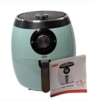 Dash Deluxe 6 Qt Freidora de Aire Horno Cocina con Control de Temperatura Antiadherente y Cesta Foto 1 de 4