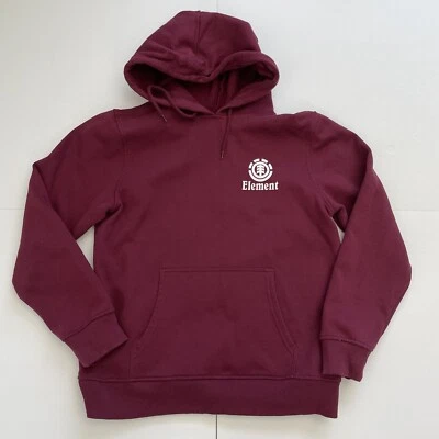 Element Hoodie Womens Medium Red Skateboards Pullover Long Sleeve - Image 1 of 4