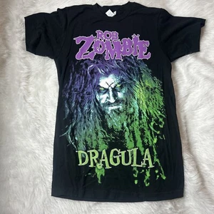 Rob Zombie Dragula Black Adult Small Tshirt Tultex Tag Band Tee - Picture 1 of 6