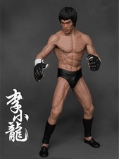 Bruce Lee Action Figure Kung Fu Collector Model Statue PVC Decoration Toys Gift
