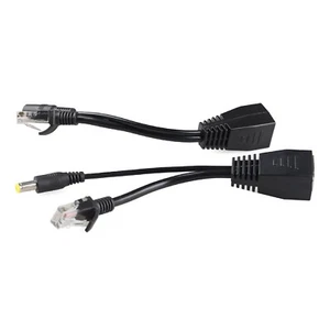 1 Pair POE Cable Passive Power Over Ethernet Adapter Cable Splitter For IP Camea - Picture 1 of 11