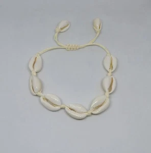 Boho-Schmuck Muschelarmband Kauri Knöchel Fußkette Kettchen Strand Sommer Hippie - Bild 1 von 1