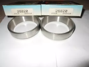 2 (TWO) PRO-FIT 26820 TAPERED ROLLER BEARING CUPS~~FREE SHIPPING~ - Picture 1 of 3