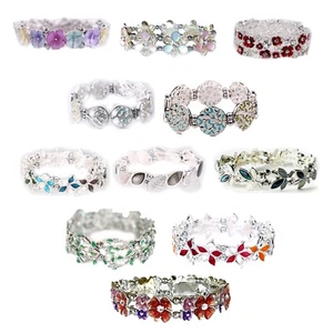 Pulsera de hematita magnética hojas de árbol de flores idea de regalo para sus diversos diseños - Imagen 1 de 12