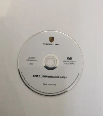 2015 Porsche Pcm2.1 sat nav map Navigation DVD Disc UK-Europe - Image 1 of 2