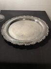 15” Round Oneida O/L Serving Tray Silverplate