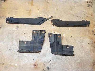 1966 Fleetwood Brougham Rear Lower Fender Well Liner Brackets OEM Cadillac - Image 1 of 4
