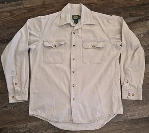 CABELAS CANVAS Langarm SHIRT HERREN Medium Hellbeige Outdoor 100% Baumwolle - Bild 1 von 5