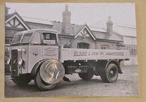 1950 B&W ORIGINAL Photo ERF BLANE FODEN SON Johannesburg Truck Wagon UK Sandbach - Picture 1 of 5