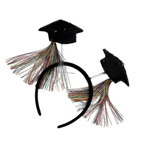 Cappello Dottore Fascia Laurea Stagione Fasce Decorative per Capelli Decorazione Cappellino - Foto 1 di 12