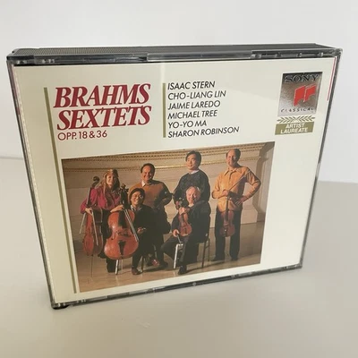 Brahms – String Sextets Opp.18 & 36 CD x2 1992 Isaac Stern, Yo-Yo Ma - Image 1 of 4