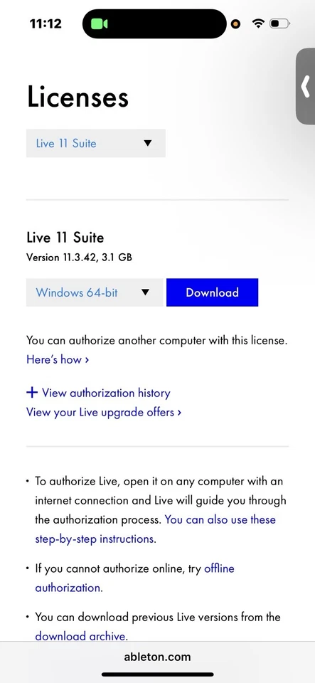 Suite Ableton Live 11 - Transferencia de licencia completa (NO EDU) Foto 1 de 1