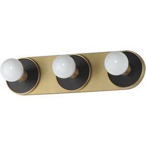 Maxim Lighting 26093BKNAB Hollywood Bathroom Vanity Light - Picture 1 of 4