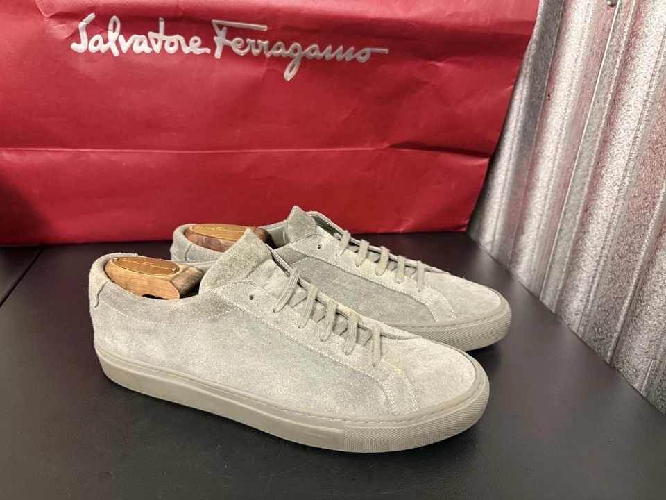 Common Projects Achilles Low Suede Sneakers Gray Size 40 EU / 7 US Men’s Italy - Image 1 of 4