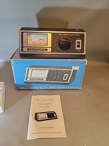 Radio Shack Micronta Field Strength/SWR Tester 21-525B With Rg58 Rf Cable - Picture 1 of 6