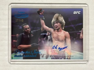 2024 Topps UFC Etiqueta Dorada Shavkat Rakhmonov Azul Paralelo Automático/49 - Imagen 1 de 2