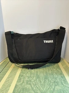 Grand sac noir pour ordinateur portable Thule Sweden Messenger Courier voyage d'affaires - Photo 1/9