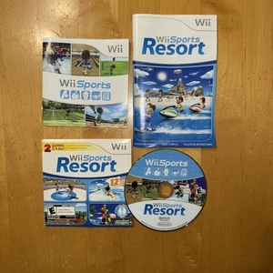 Wii Sports e Wii Sports Resort 2 in 1 Combo - Nintendo Wii con manuali - Foto 1 di 5