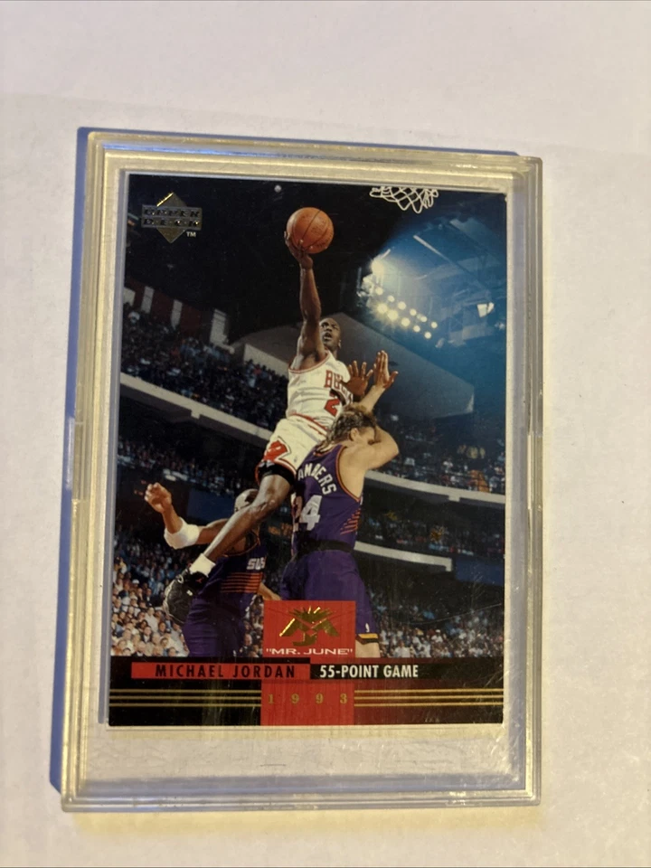 Michael Jordan/55-Point Game #172 1993-94 Upper Deck Chicago Bulls Basketball - Image 1 of 4